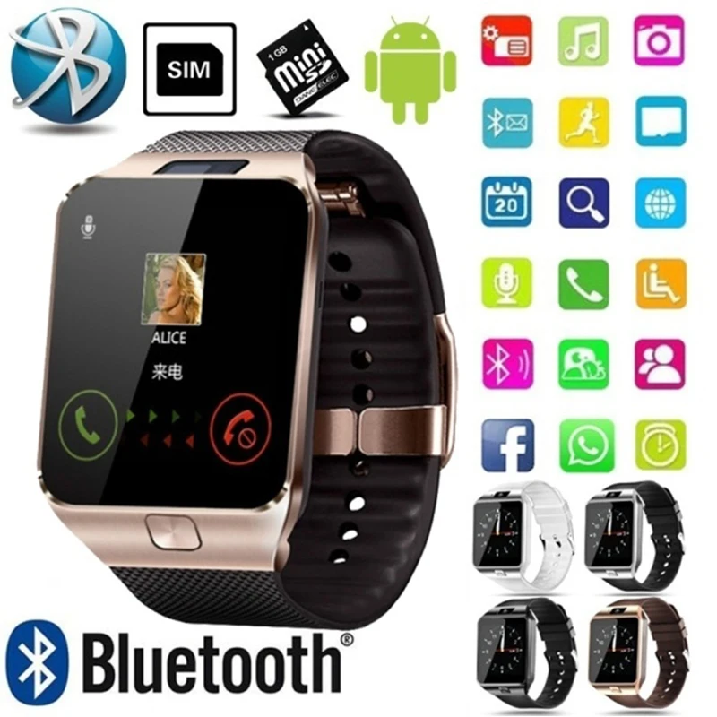 

2020 Smart Watch Men Women With SIM TF Card Slot Camera SmartWatch Bluetooth Information Push Music Play For Android IOS Watches