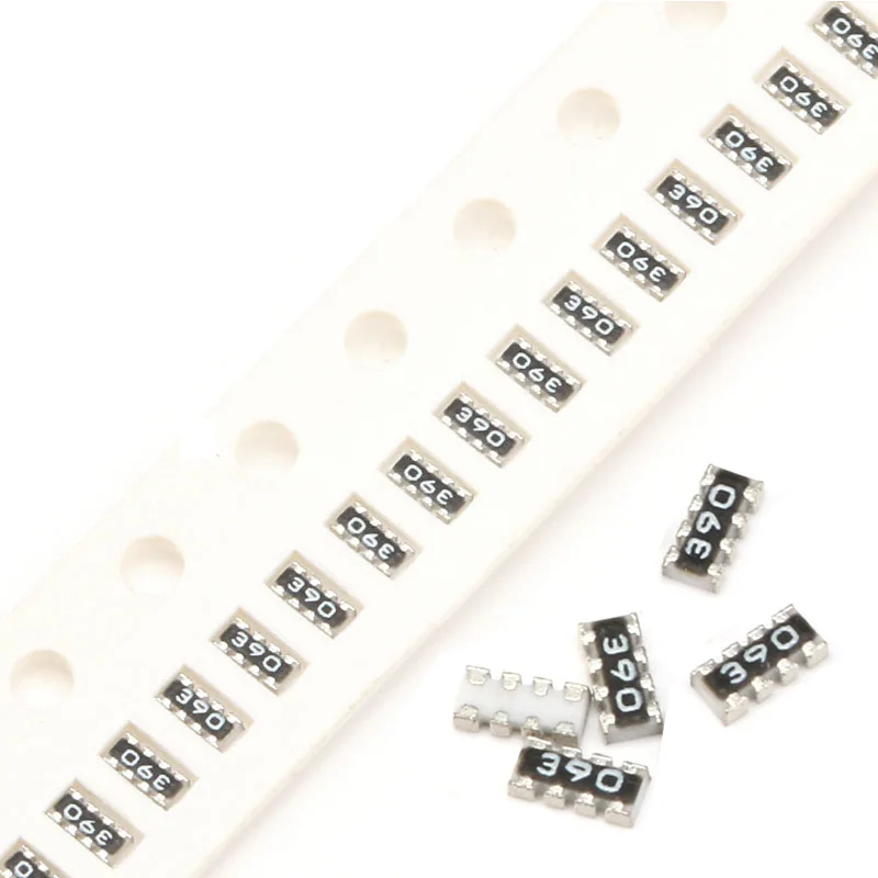 500 шт./лот 0402 SMD резистор 0R~ 510K 8P(2*4 P) 5% Torlerance