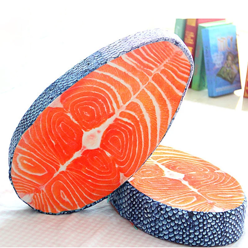 salmon sushi pillow