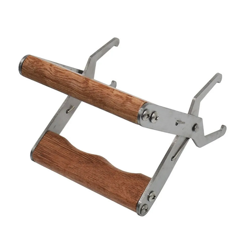 1 Pc Bee Hive Frame Holder Grip Tool For Beekeeper Equipment Gripper Capture Tool Lift Wooden + Stainless Steel Beekeeping Tools
