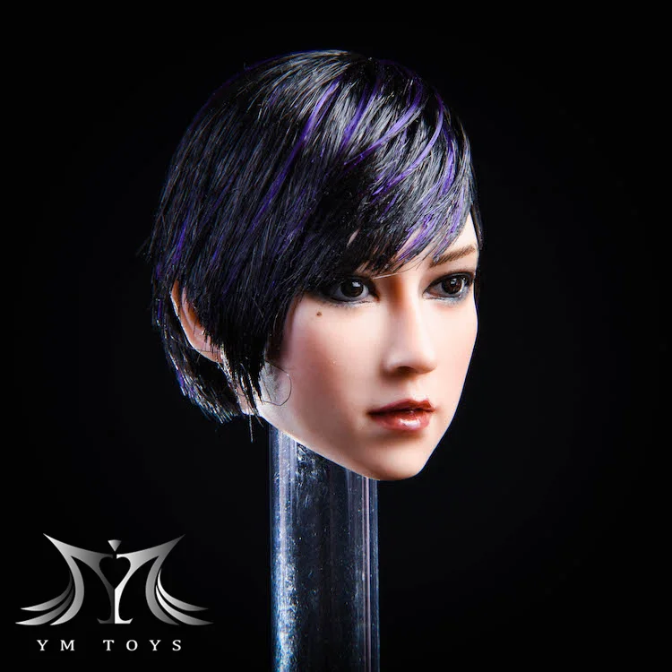 YMTOYS 1/6 YMT020 A/B/C женский Азиатский я голова скульптура резьба Fit 12 "фигурка тела куклы для 12 дюймов женское тело в наличии