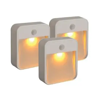 

PIR Body sensor Night Lamp battery Operated led Motion Sensor night light for Pathway WC Wall Lamp luminarias toilet nachtlampje