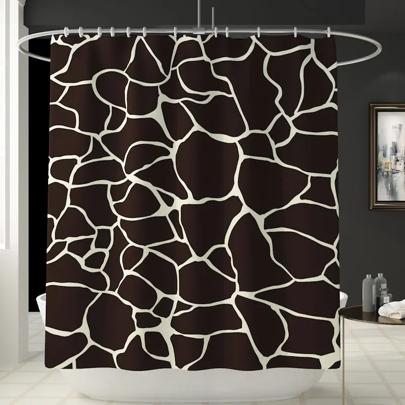 YL106-1piece 4 шт./компл. душ Шторы коврики для ванной туалета покрытие U Форма Pad Non-Slip ковры Мрамор узор Водонепроницаемый скандинавские современные Ванная комната де - Цвет: YL106-1piece