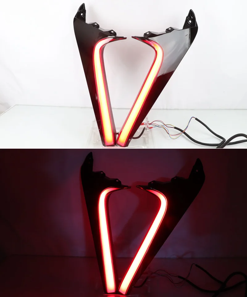 car bumper tail light RAV4 taillight RAV 4   2020~2021y LED car accessories Taillamp rav4 rear light fog