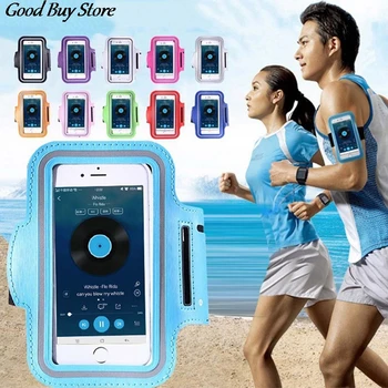 

Waterproof Arm Bag Running Jogging Phone Holder Armband Case Universal Telephone Belt Bags Pouch Outdoor Gym Sports Pockets New