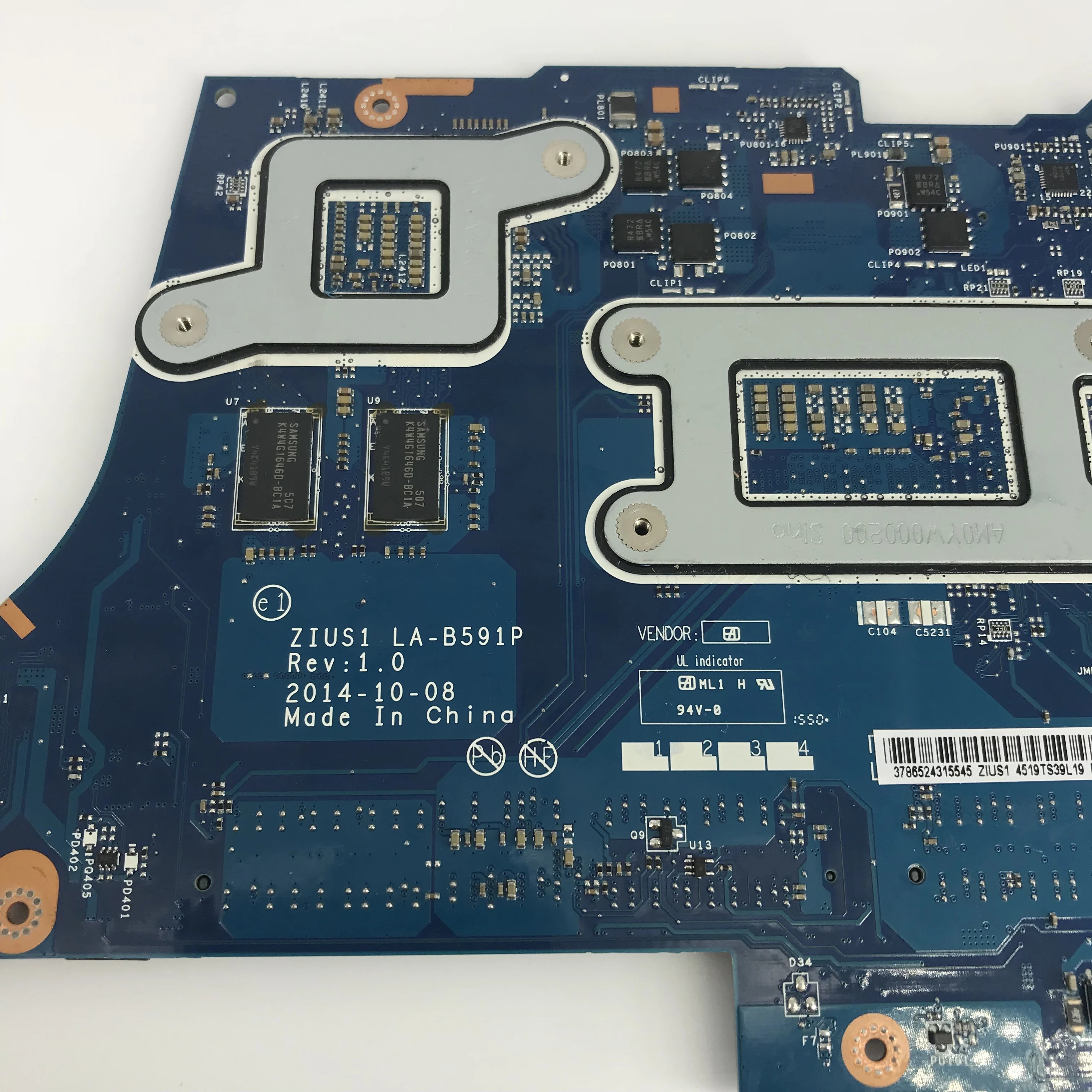 buy  Brand  00NY540 mainboard ZIUS1 LA-B591P for lenovo Thinkpad Yoga S5 15 Yoga15 laptop motherboard i7