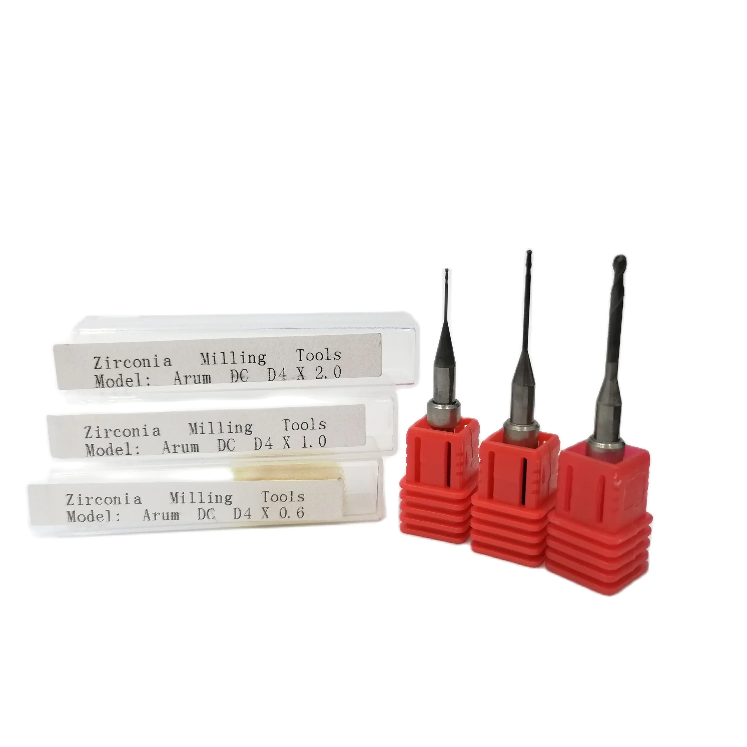 Frese Arum Per Macchina Dentale Cadcam Zirconia Pmma Codolo Metallico 4.0 Attrezzatura Per Protesi