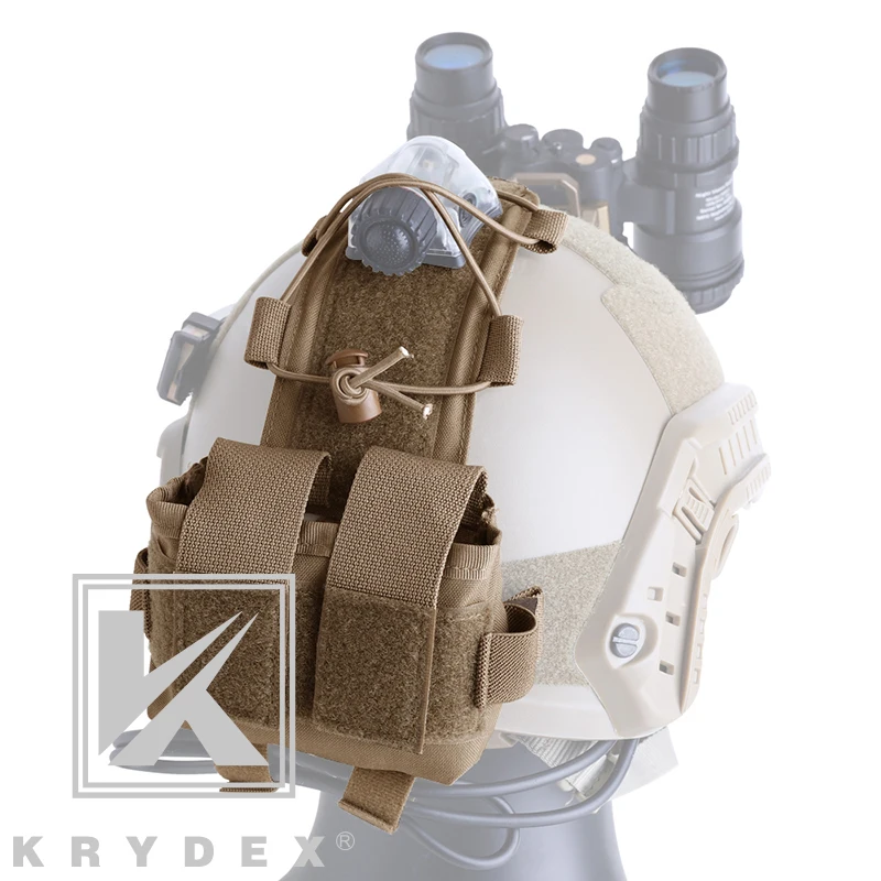 KRYDEX Тактический MK2 противовес батарейный блок сумка GPNVG-18 батарейный блок для Боевого Шлема аксессуар система хранения