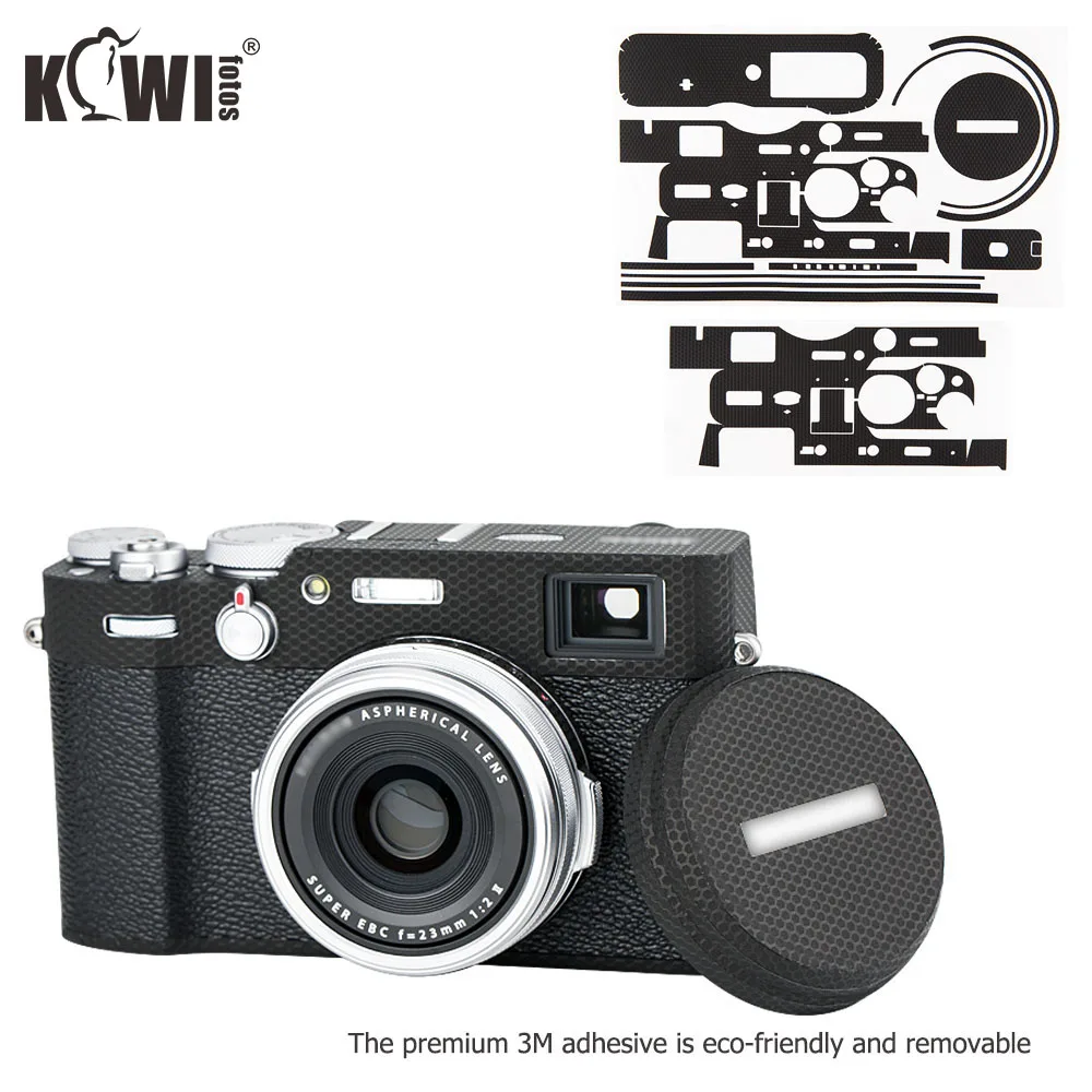 Защитный чехол для камеры от царапин KIWIFOTOS защитная пленка Fujifilm X100V 3M черная