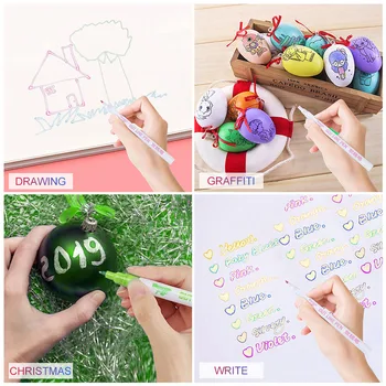 

8 Color Double Line Outline Pen Creative Gift Card Writing Drawing Two line Color Pen Painting For Children Students School
