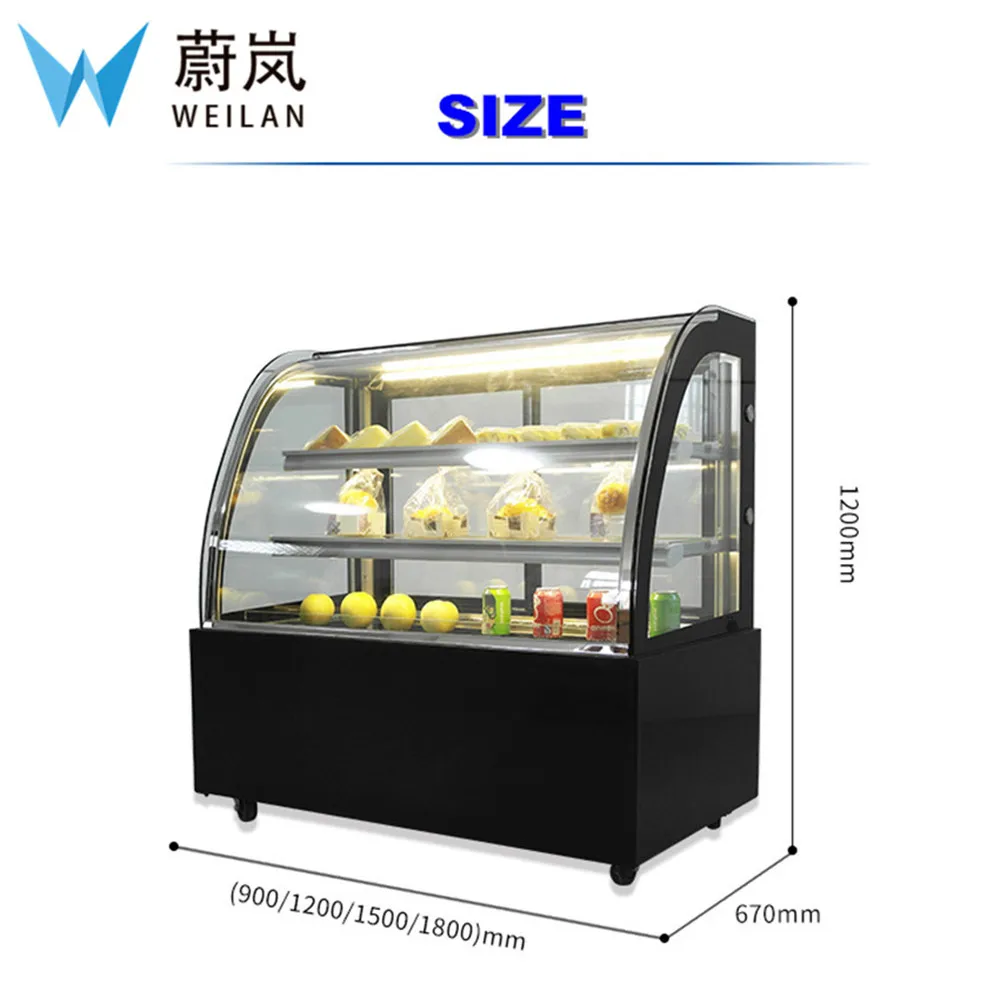 mini cake display refrigerator