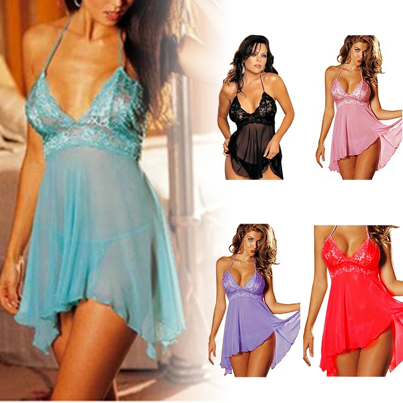 Женское кружевное однотонное сексуальное нижнее белье с бантом глубоким