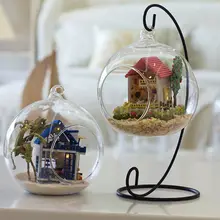 

2colors Bracket Stand for Home Decoration Wedding Candle Holder Candlestick Glass Ball Confused Doll Hanging Tabletop Vase Iron