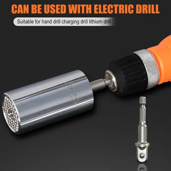 

Auto Repair Tools Universal Sleeve Multi-function Sleeve Combination Tool Size 11-32 Two-piece Set