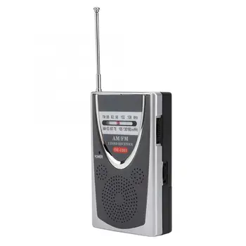 

fm radio Mini Portable Dual-band FM/AM Hand Tuned Professional Radio with Telescopic Antenna radio speaker