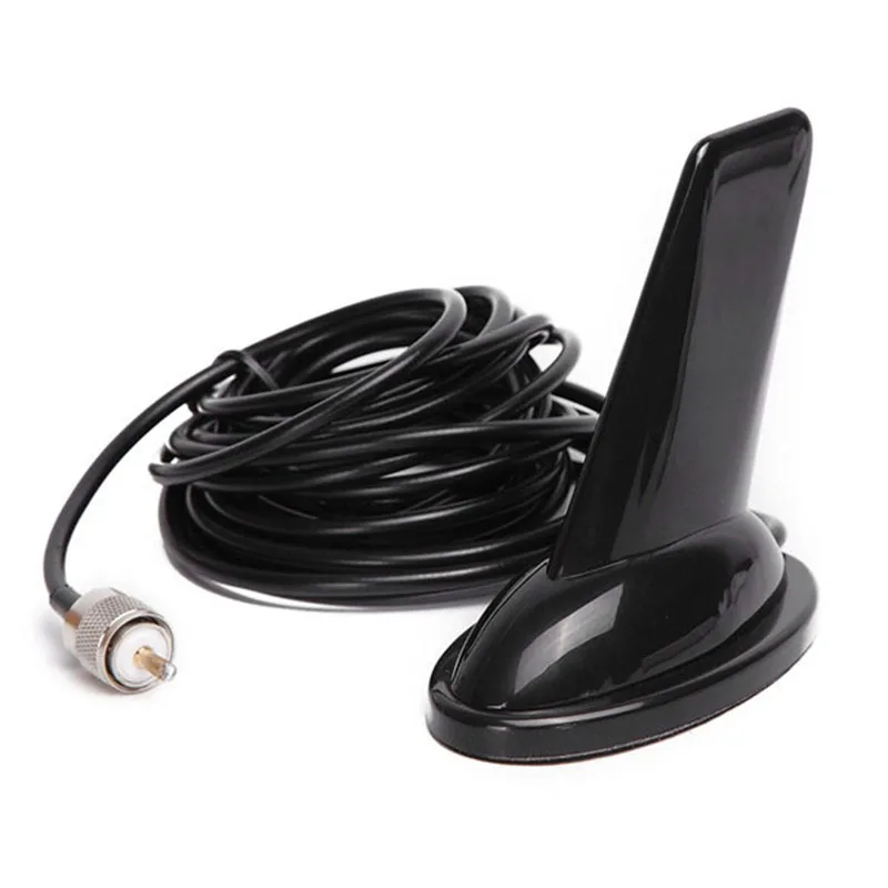 

Shark Fin Design 144/430Mhz Dual Band Antenna with 4 Adapter for Baofeng UV-5R UV-82 UV-9R Plus UV-XR Walkie Talkie Mobile Radio