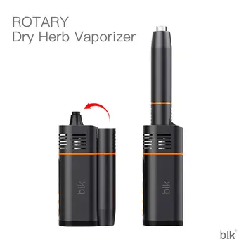 

New Kingtons BLK Rotary Dry Herb Vape Kit with 1800mAh Battery 1ml Oven Capacity Herbal Electronic Cigarette Vaporizer