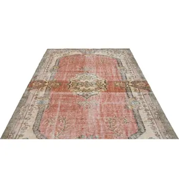 

Handmade Natural Vintage Turkish Area Rug 187x280 Cm-6'2''X9'2''