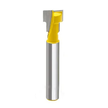 

1/4 X 3/8 Milling Cutter Durable Home T Type Easy Install High Strength DIY Wood Working Manual Router Bit