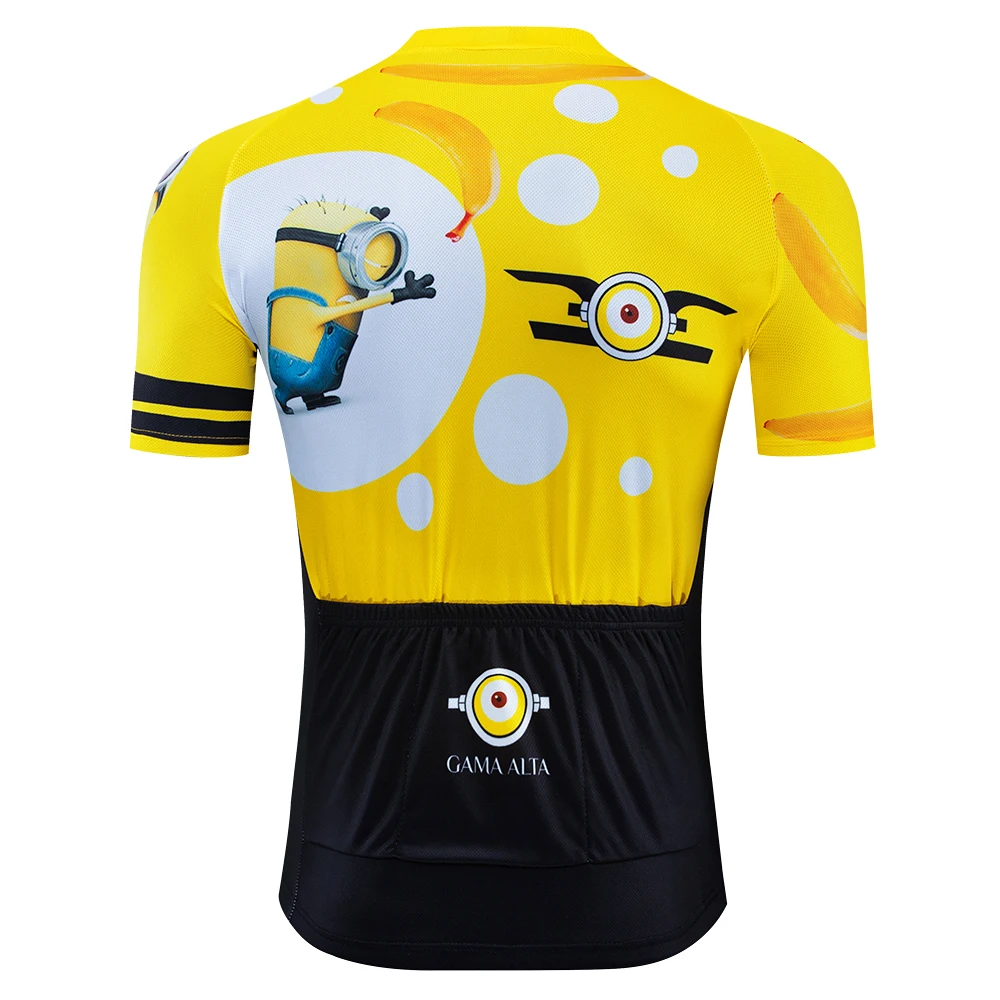 Новая мультяшная футболка для велоспорта, забавная одежда для горного велосипеда, короткая одежда для велоспорта, одежда для велоспорта