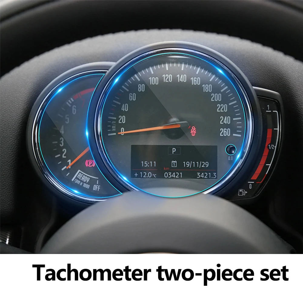 Для MINI Cooper F54 F55 F56 F60 Автомобильный навигационный экранный Инструмент Защитная Наклейка на приборную панель Защитная пленка для стекла аксессуары