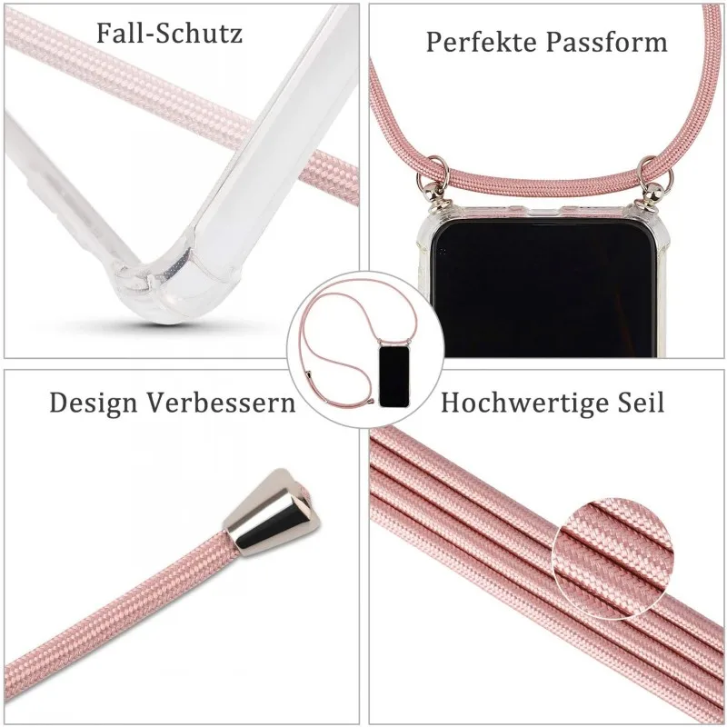 Strap Cord Chain Case For Iphone 11 Pro Xs Max Xr X 7 8 13 6s Plus  Crossbody Necklace Lanyard Carry Hang For Iphone 12 Pro Cover - Mobile  Phone Cases & Covers - AliExpress