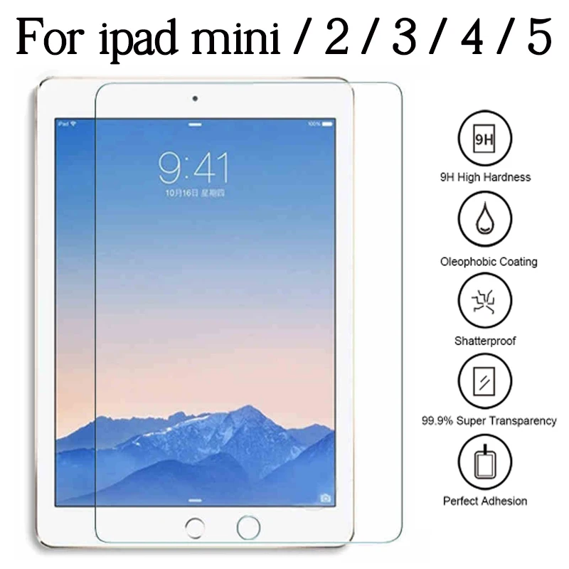 Защитное стекло для Apple IPad Mini 2 3 4 5 7 9 защита экрана i pad Mini2 Mini3 Mini4 Mini5 дюйма