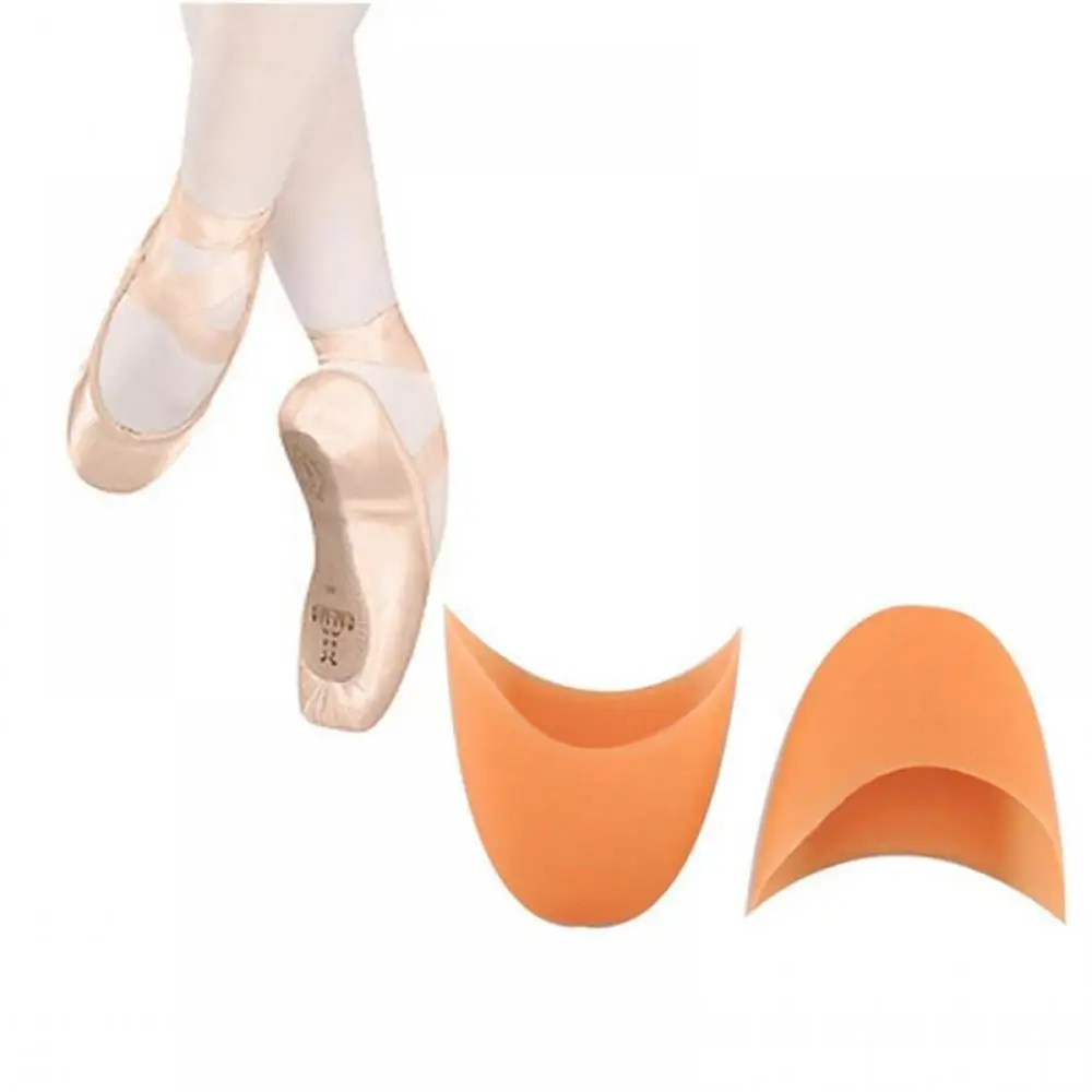 Hot Sale New 1 Pair Breathable Professional Women Girl Silicone Ballet Pointe Dance Shoe Pads Silicone Gel Toe Protect