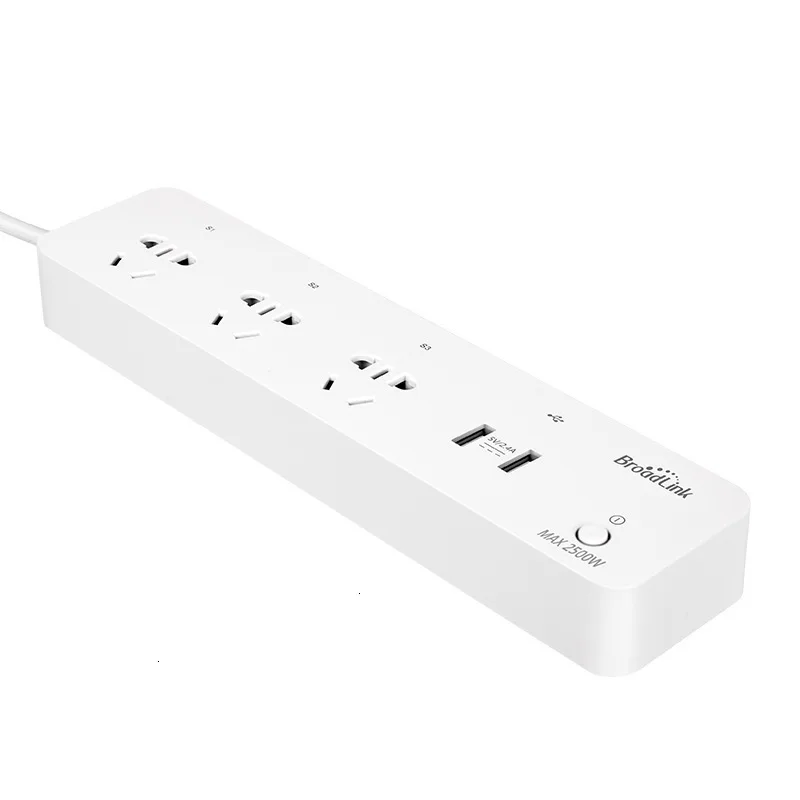 Broadlink MP1 Разъем дистанционного управления отдельно управление этикеткой Wi-Fi 4-Outlet power Strip для автоматизации умного дома