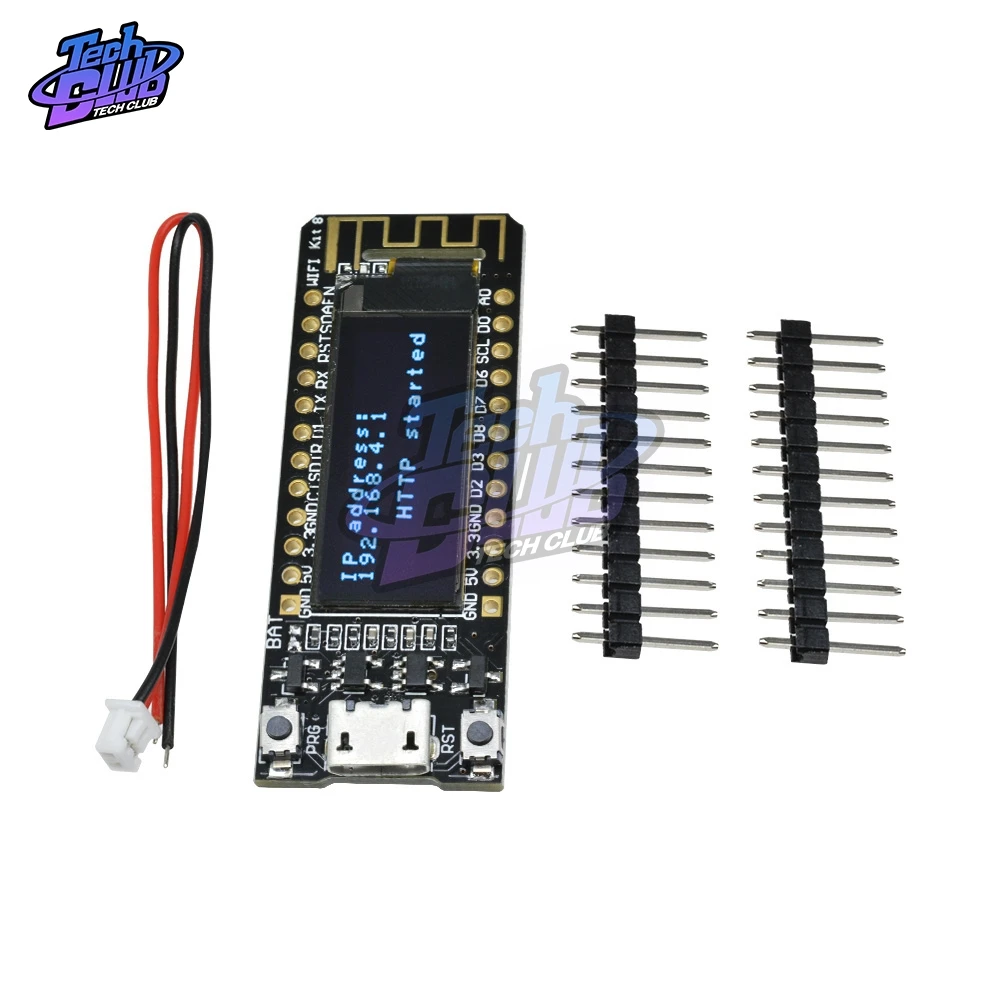 3,3 В 5 в 0,91 дюйма oled-дисплей ESP8266 CP2104 беспроводной WiFi макетная плата модуль Micro USB DIY комплект для Arduino NodeMCU
