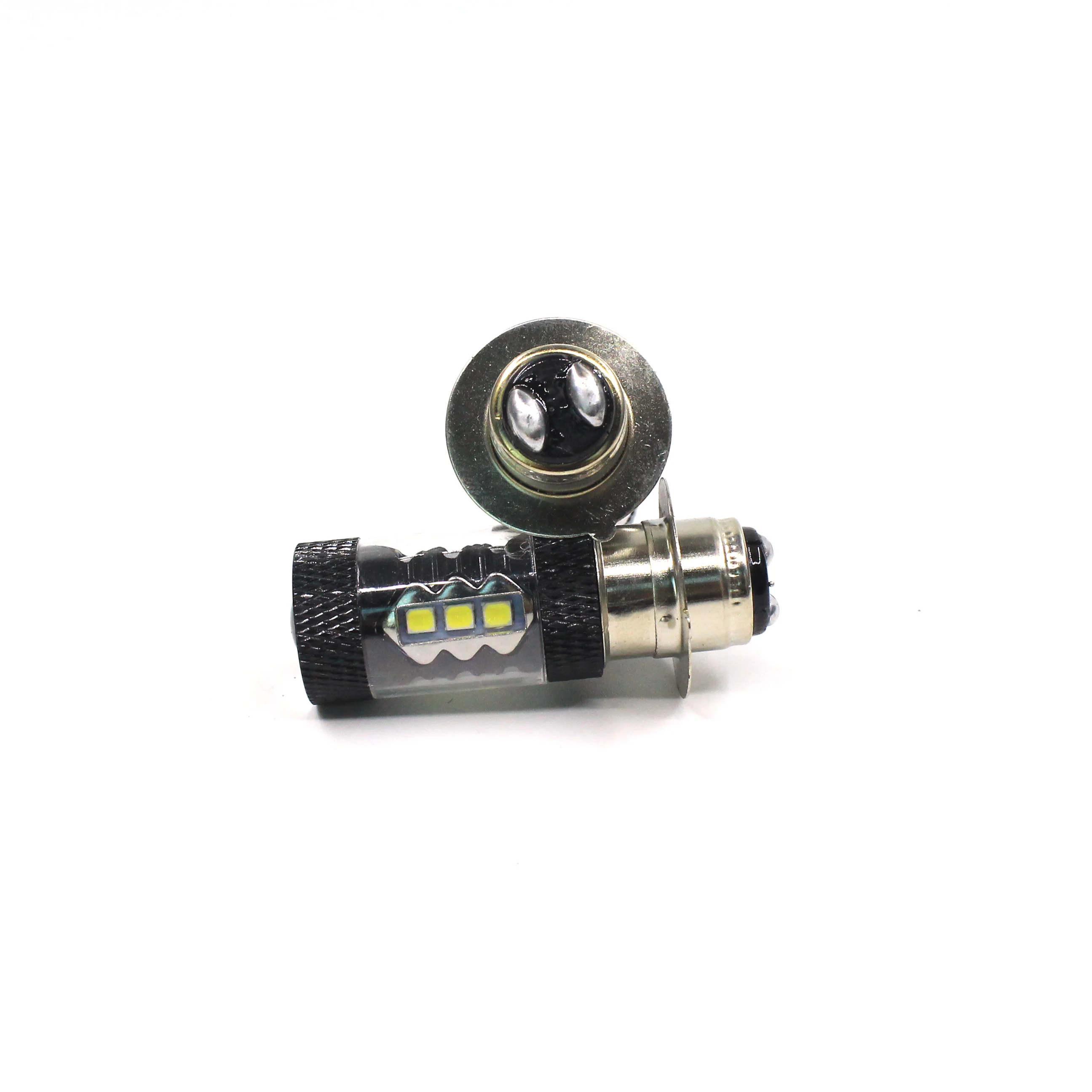 2X мотоцикл светодиодный фары H6 80 Вт 3030 16SMD 12V 6000K светодиодный светильник белый автомобильные лампы