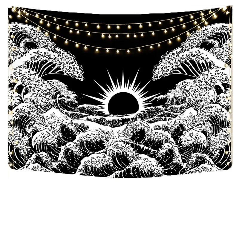 

2020 Fashion Wall Tapestry Fashionable Multipurpose Floral Print Wall Hanging Carpet for Living Room Bedroom 95x 73cm Brushed