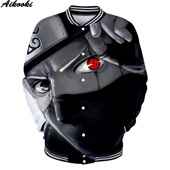 

Harajuku style Jackets Anime Naruto Jacket Men/Women Naruto 3D Baseball Jacket Men's Fashion Sweatshirt Boys/Girls coat Tops