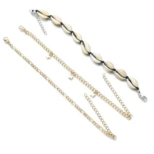 Европейский и американский стиль ножной браслет креативный Ретро богемный корпус пятиконечная звезда кулон ножной браслет костюм из 3 предметов