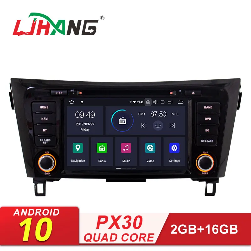 LJHANG Android 10 автомобильный dvd плеер для NISSAN Qashqai X Trail 2014 2018 WIFI Мультимедиа 2 Din