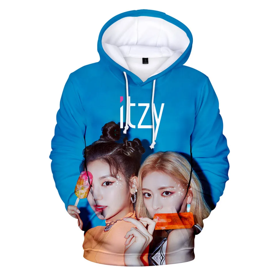 

Kpop ITZY Hoodies Women Exclusivo Hoodie Sweatshirt Fashion New Style Autumn Winter Sweatshirts Casual Brand Jacket Clothes