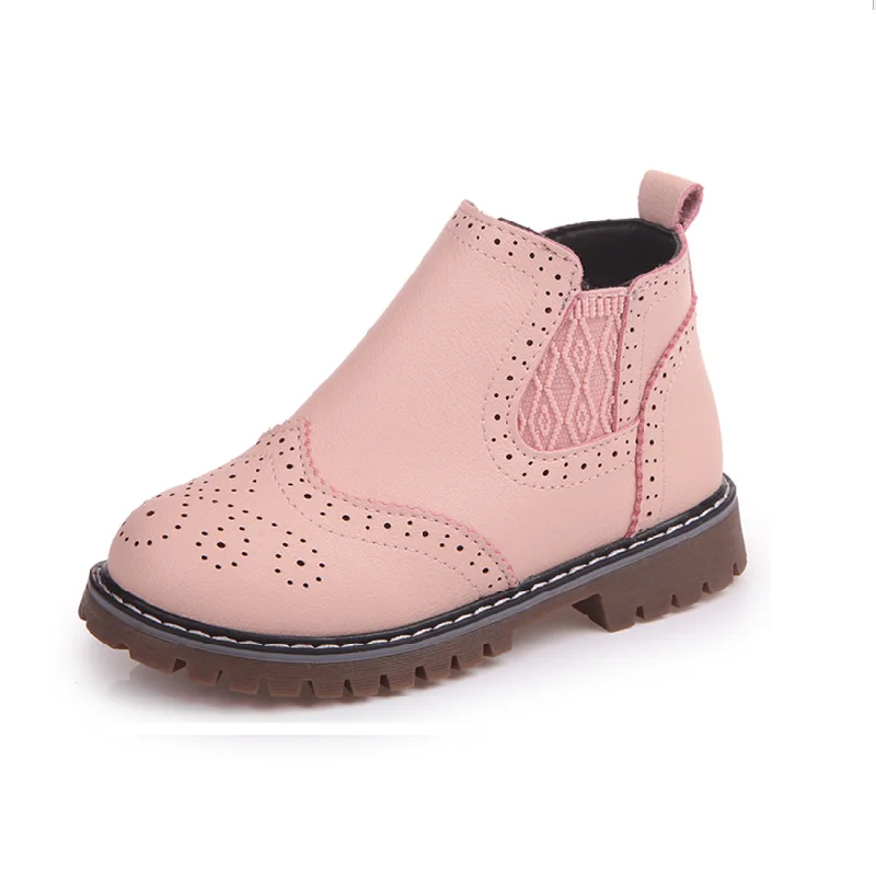 cotton pink Сапоги для девочек; Новинка года; корейская детская обувь; сезон осень-зима; Детская плюшевая зимняя обувь для принцесс; резиновые сапоги для девочек - Цвет: cotton pink