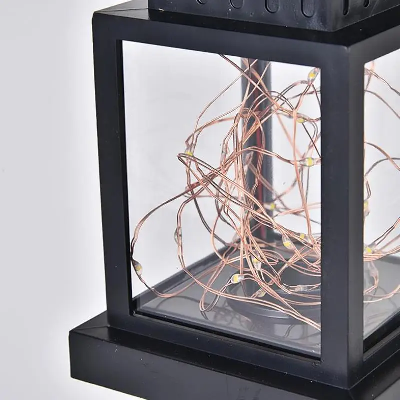 30LED солнечное освещение для украшения сада мерцающий беспламенный свеча Наружное освещение бездымный Солнечный походный фонарь