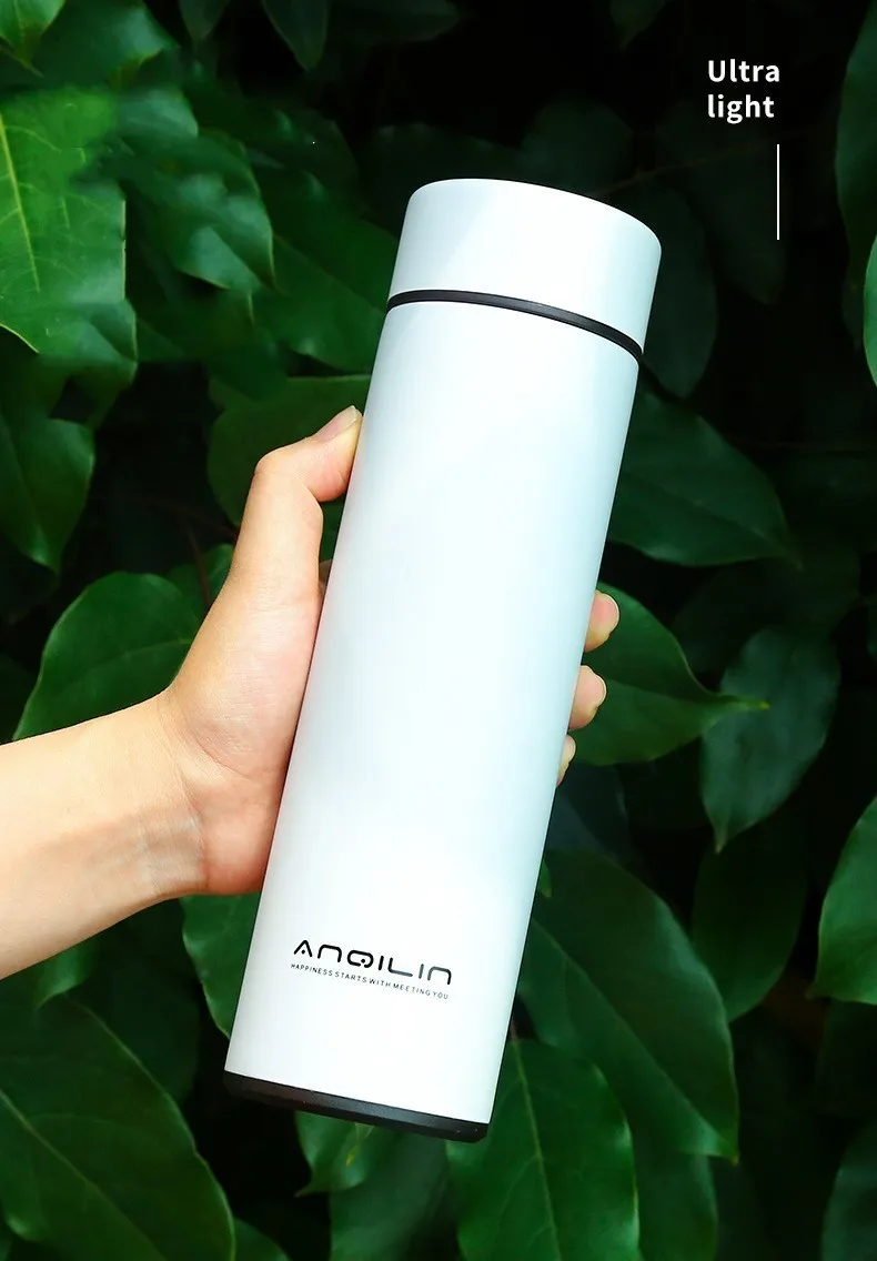 Soffe Vacuum Thermos Bottle With Intelligent Temperature Display 500ML Food Grade Stainless Steel Vacuum Flasks Bottles