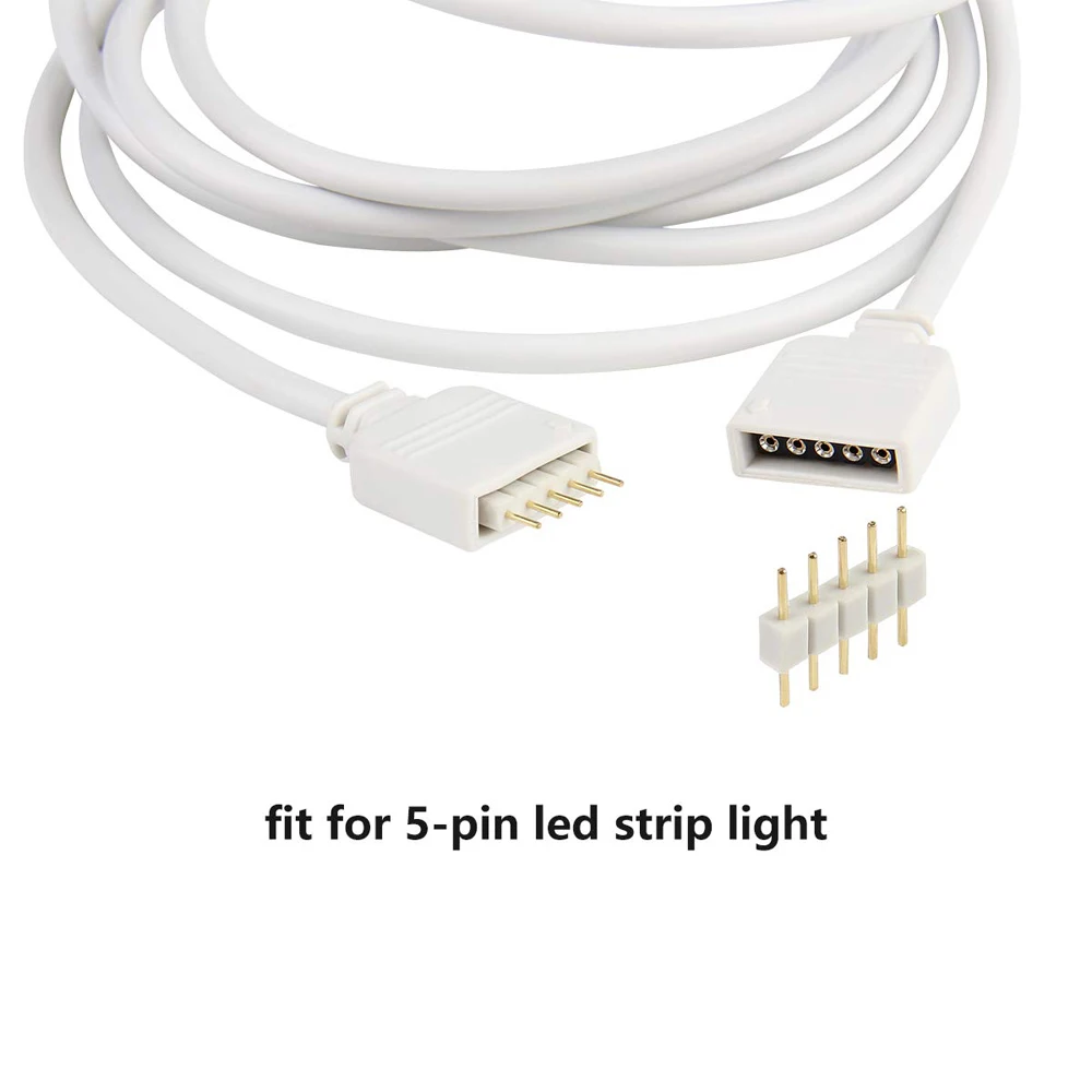 4Pin 5PIN RGBW RGB Удлинительный кабель провод 30 см 1 м 2 5 для 5050 3528 светодиодный