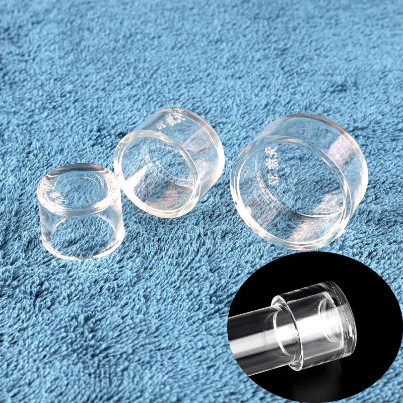 1~10Pcs 20/25/32mm Transparent Acrylic End Cap Pipe Connector Aquarium Fish Tank Water Supply Tube Plug Garden Joint Fittings
