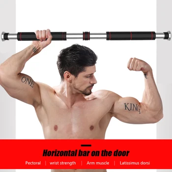 

Adjustable Steel Pull Up Bars Door Horizontal Easy Durable Safety Working-out Ornaments for Home Sport Arm Training