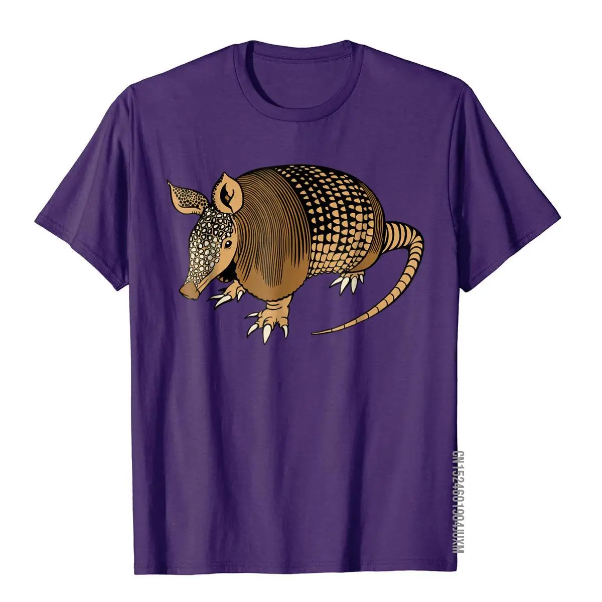 Graphic Tee Animal Armadillo T-shirt Gift__97A2329purple