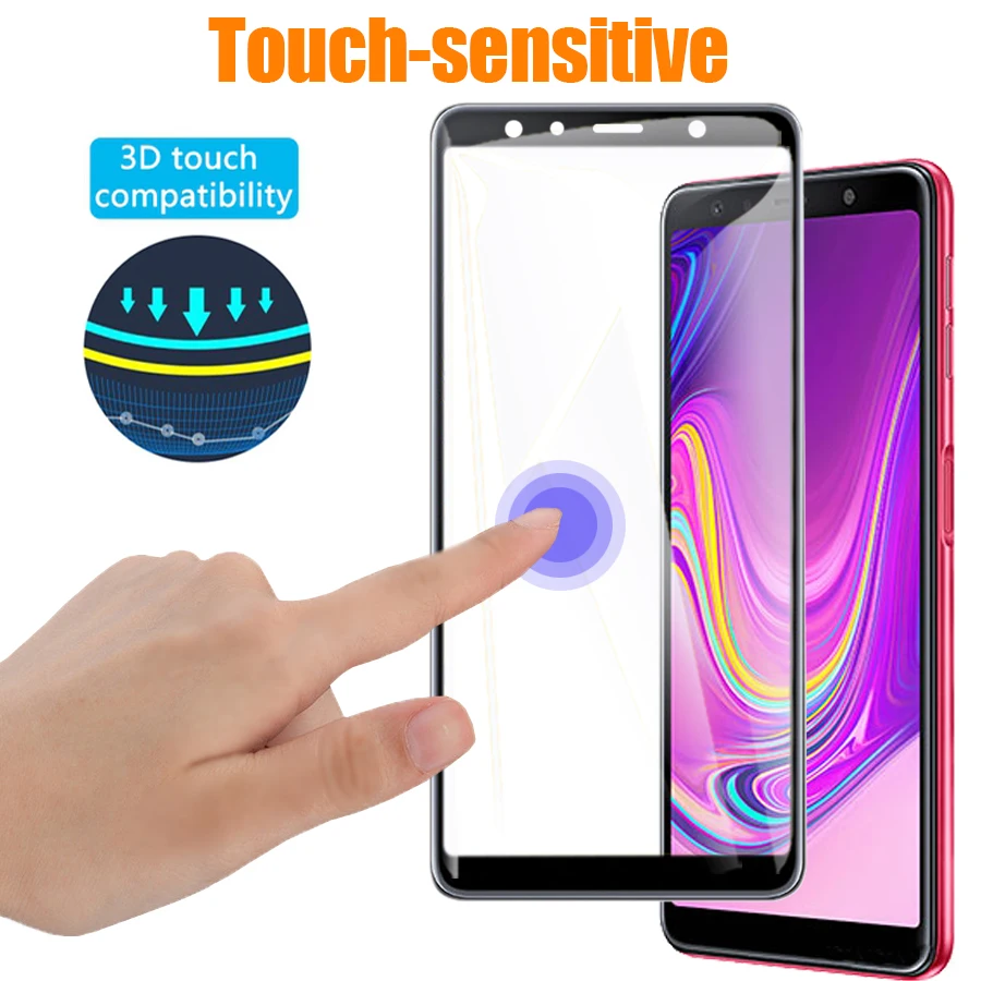 Для Samsung Galaxy A7 a750 закаленное стекло samsun sansun gaxaly a 7 a730f Защитная пленка для экрана galax 7a 750