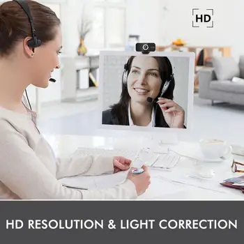 

720P/1080P Webcam Built-in Microphone Smart Web Camera Game PC OS Laptops For PS4 Cam Windows USB Desktop T9S8