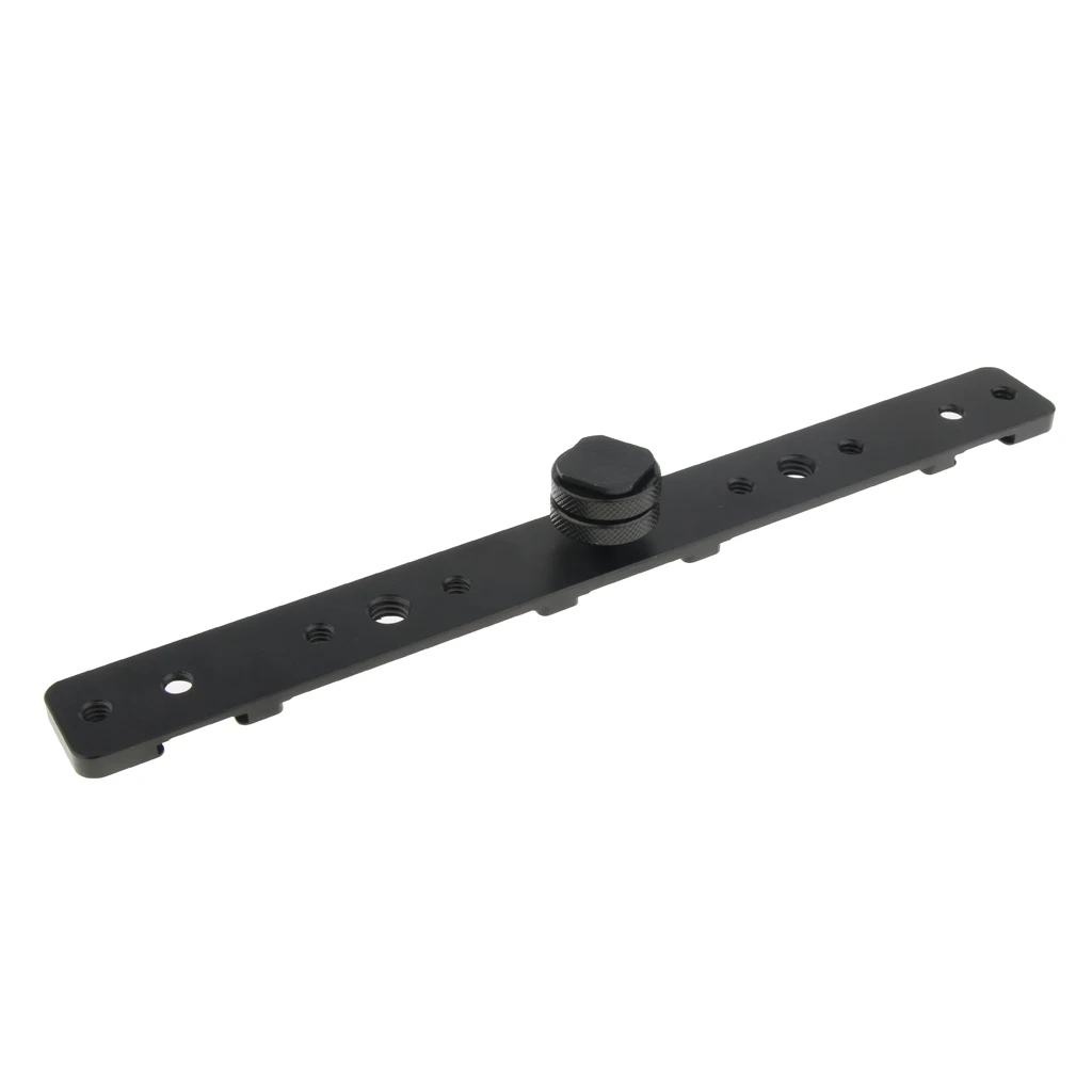 Cold Shoe Extension Bar Bracket Dual Sided Mounting for Lights Monitors Mic