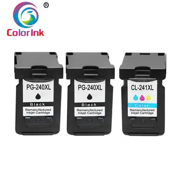 

ColoInk PG 240 CL 241 XL Ink Cartridge Replacement for Canon Pixma MX372 MX432 MX512 MG2120 MG3120 MG3220 printer ink cartridges