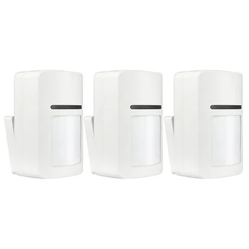 

Tuya Smart WiFi Infrared Detectors Motion Sensor Alarm Compatible with Tuyasmart APP Smart Life APP 3 Set