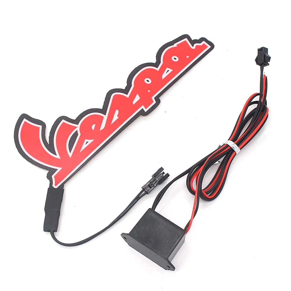 

Motorcycle Light LED DIY Reflective EL Cold Light Sticker for Piaggio Scooter VESPA GTS GTV LX Primavera Sprint 125 150 250 300