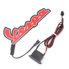Luz de led para motocicleta, luz de led diy refletiva el luz fria adesivo para piagem scooter vespa gts gtv lx primavera sprint 125 150 250 300